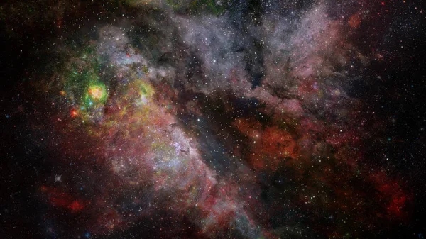 성운와 빛나는 신비한 우주에에서 Nasa에서 하는이 이미지의 — 스톡 사진