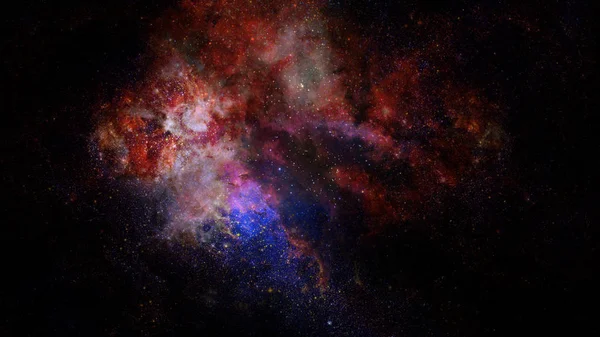 Туманность Галактика Космосе Элементы Этого Изображения Предоставлены Наса — стоковое фото