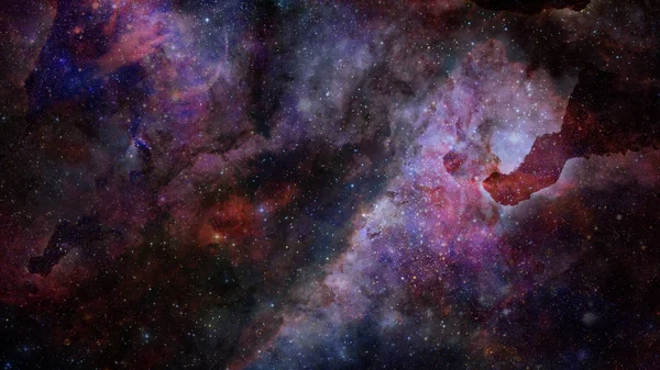 Bella nebulosa e galassia. Elementi di questa immagine forniti dalla NASA — Foto Stock