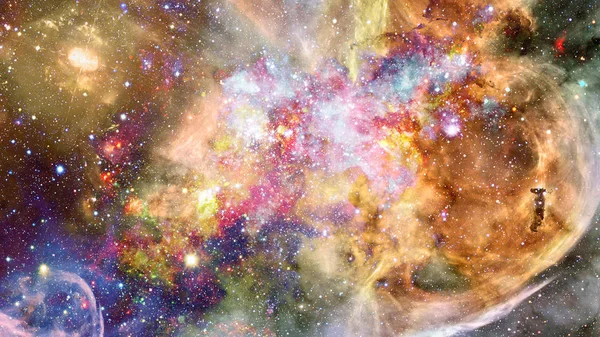 Nuages colorés dans la nébuleuse. Éléments de cette image fournis par la NASA . — Photo
