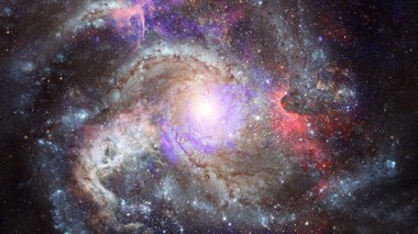 Bulutsusu ve derin uzay, gizemli evren yıldızlarda. Nasa tarafından döşenmiş bu görüntü unsurları