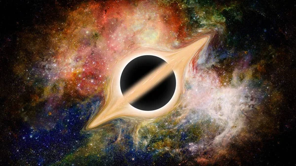 Черная Дыра Научная Фантастика Обои Элементы Этого Изображения Предоставлены Наса — стоковое фото