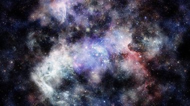 Bulutsusu ve derin uzay, gizemli evren yıldızlarda. Nasa tarafından döşenmiş bu görüntü unsurları