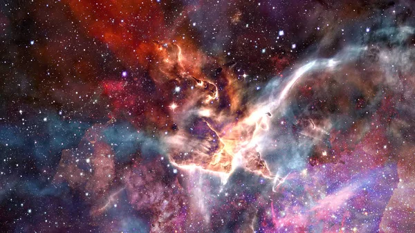 Вселенная Заполнена Звездами Туманностью Галактикой Элементы Этого Изображения Предоставлены Наса — стоковое фото