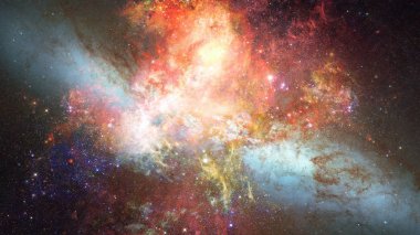 Bulutsusu ve derin uzay, gizemli evren yıldızlarda. Nasa tarafından döşenmiş bu görüntü unsurları