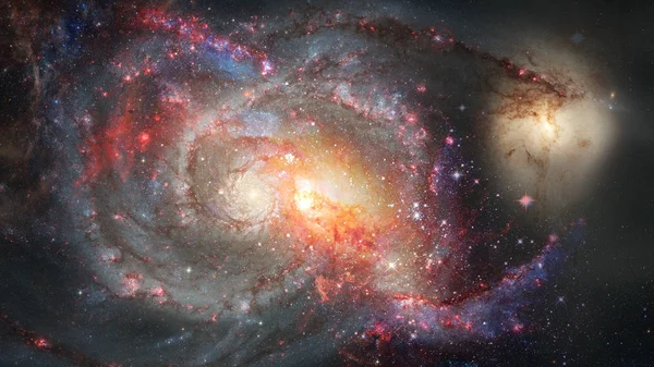 Starfield Stjärnstoft Och Nebulosa Utrymme Galax Kreativ Bakgrund Delar Denna — Stockfoto