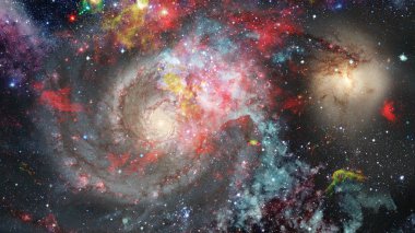 Bulutsunun parlak büyük yıldızlar grubudur. Nasa tarafından döşenmiş bu görüntü unsurları.