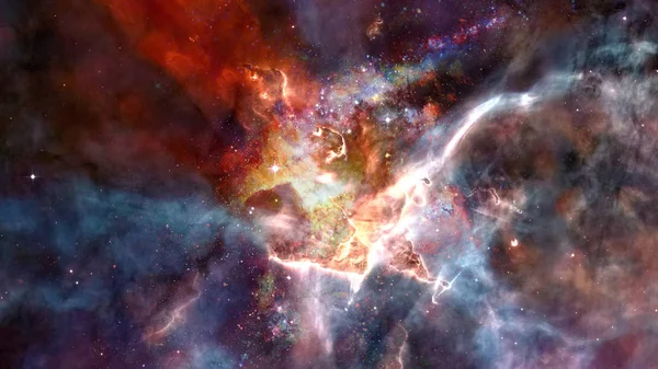 Uzayın Derinliklerinin Yıldızlı Arka Planı Görüntünün Elementleri Nasa Tarafından Desteklenmektedir — Stok fotoğraf