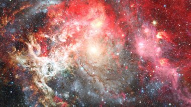 Galaxy ve bulutsu. Alan arka plan soyut. Bu görüntü döşenmiş Nasa tarafından unsurları.