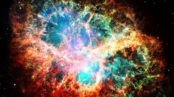 Bela Nebulosa Galáxia Elementos Desta Imagem Fornecidos Pela Nasa — Fotografia de Stock