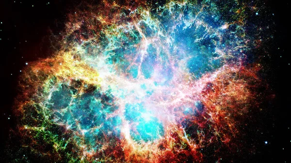 銀河と星雲 Nasaによって提供されたこの画像の要素 — ストック写真