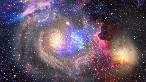 Galaxis Köd Absztrakt Helyet Háttér Kép Berendezett Nasa Elemei — Stock Fotó