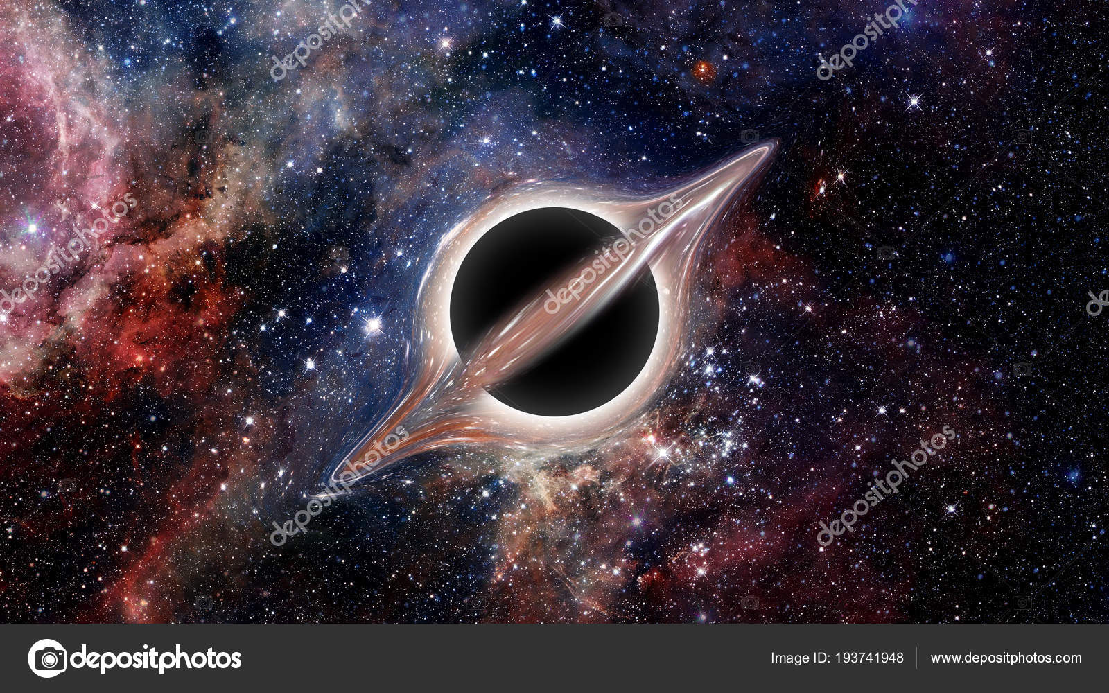 ブラックホールだ Sf壁紙 Nasaによって提供されたこの画像の要素 ストック写真 C Nasa Image