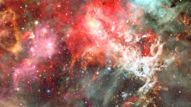 Galaxy ve bulutsu. Alan arka plan soyut. Bu görüntü döşenmiş Nasa tarafından unsurları.