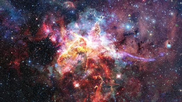 Mystic Mountain. Region in the Carina Nebula imaged by the Hubble Space Telescope. Elements of this image furnished by NASA.