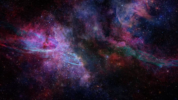 Farbennebel Und Offener Sternhaufen Universum Elemente Dieses Bildes Von Der — Stockfoto