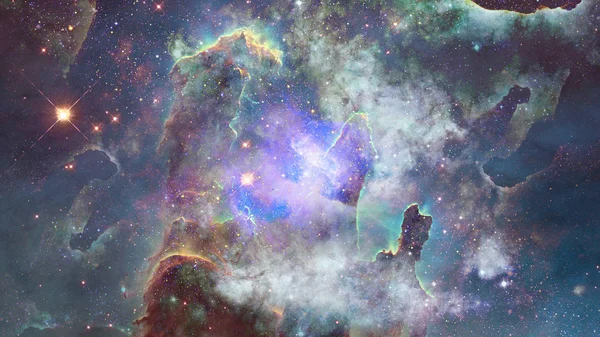 Espaço Exterior Profundo Estrelado Nebulosa Galáxia — Fotografia de Stock