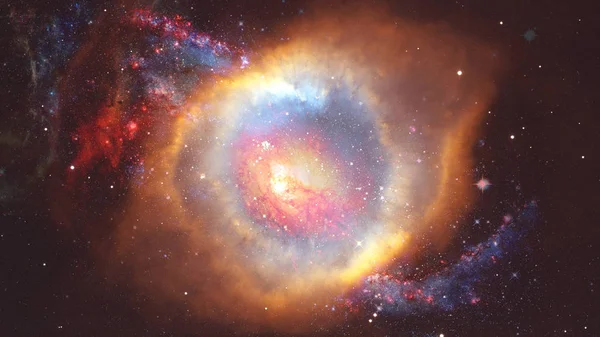 나선 은하의 창조적 배경. NASA 가 제공 한 이형상의 요소들. — 스톡 사진