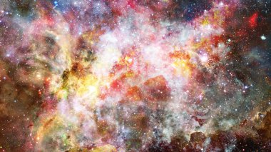 Patlama süpernovası. Parlak Nebula. Bu görüntünün elementleri NASA tarafından desteklenmektedir