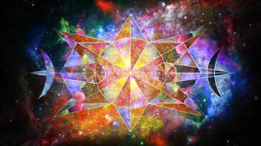 Soyut hipster geometrik arka plan. Nasa tarafından döşenmiş bu görüntü unsurları.