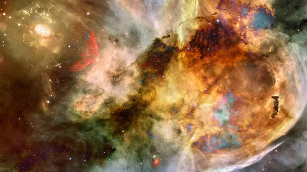 Espace lointain étoilé nébuleuse et galaxie. Éléments de cette image fournis par la NASA. — Photo