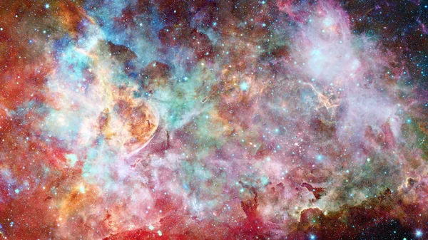 Nebula ve açık küme evrende. NASA tarafından desteklenen bu görüntünün ögesi — Stok fotoğraf