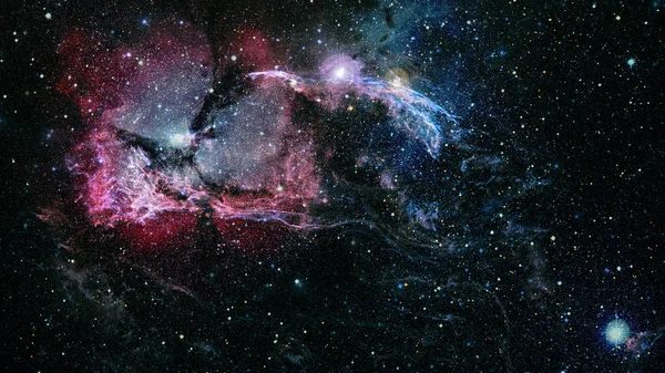 Explosión estelar en una galaxia del universo. Elementos de esta imagen proporcionados por la NASA — Foto de Stock