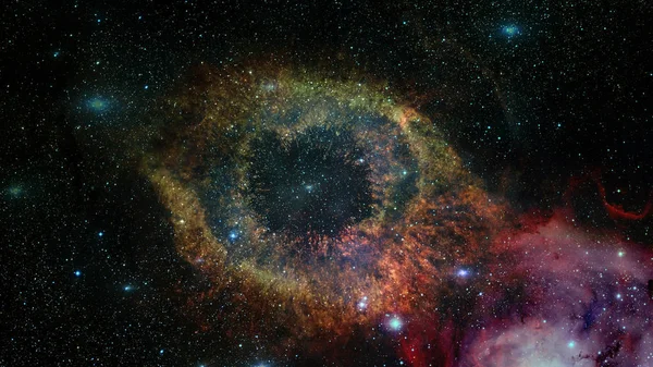 The Helix Nebula in space. Elements of this image furnished by NASA. — Stock Photo, Image