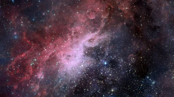 Fondo de espacio infinito con nebulosas y estrellas. —  Fotos de Stock