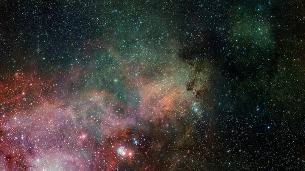 Sterrenexplosie in een heelal. Elementen van deze afbeelding geleverd door Nasa — Stockfoto