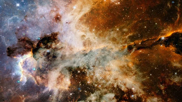 Astronomical scientific background, nebula and stars in deep space