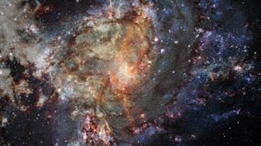 Evrenin bir galaksisinde yıldız patlaması. Bu görüntünün elementleri Nasa tarafından döşenmiştir