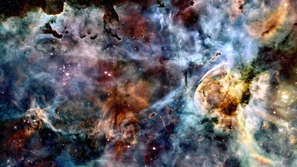 Patlayan galaksi. Soyut alan. Nasa tarafından döşenmiş bu görüntünün elemanları — Stok fotoğraf