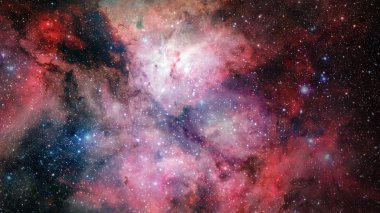 Carina Nebulası dış uzayda. Bu görüntünün elementleri NASA tarafından desteklenmektedir