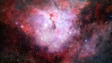 Görkemli, zengin bir yıldız nebula oluşturuyor. Bu görüntünün elementleri NASA tarafından desteklenmektedir