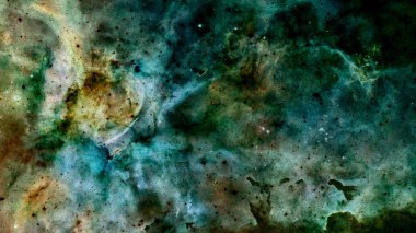 Yeşil kozmik arka plan. Bu görüntünün elementleri Nasa tarafından döşenmiştir