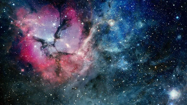 Estrellas de fondo del universo. Elementos de esta imagen proporcionados por la NASA —  Fotos de Stock