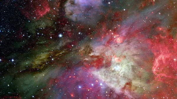 大约2300万光年外的银河。美国航天局提供的这一图像的要素 — 图库照片