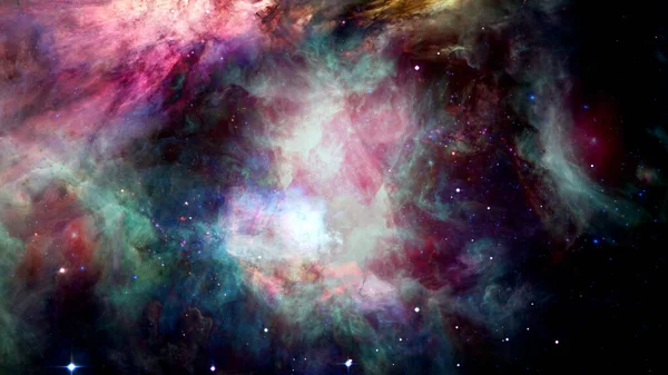 Γέννηση αστεριών στα άκρα. Στοιχεία αυτής της εικόνας που παρέχονται από τη NASA — Φωτογραφία Αρχείου