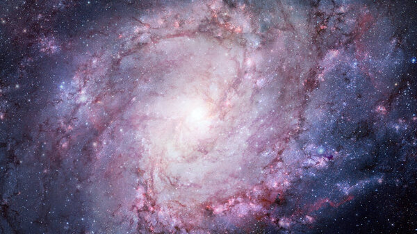Spiral galaxy. Elements of this image furnished by NASA.