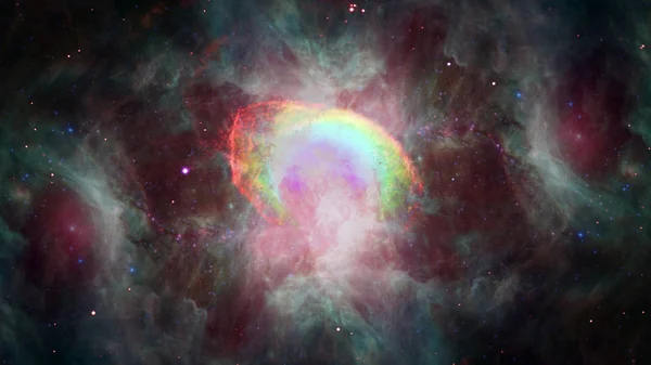 Ring Nebula Planetary Nebula Northern Constellation Lyra Elements Image Furnished — Stock Photo, Image