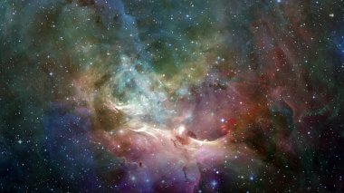 Derin uzay sanatı. Nebula 'lar, galaksiler ve yıldızlar güzel bir kompozisyonda. Duvar kâğıdı ve baskı için harika. Bu görüntünün elementleri Nasa tarafından döşenmiştir