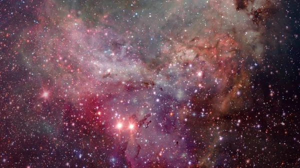 Нескінченний Всесвіт Науково Фантастичний Образ Глибокий Простір Гарячими Зорями Зоряними — стокове фото