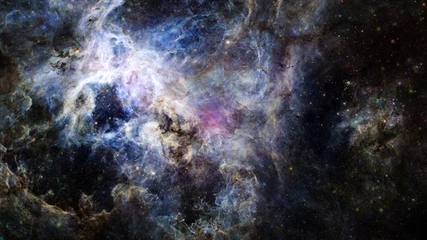 Canlı Uzay Nebulası Süpernova Kalıntısı Görüntünün Elementleri Nasa Tarafından Döşenmiştir — Stok fotoğraf