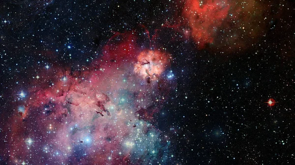 Ändlöst Universum Science Fiction Bild Djup Rymd Med Heta Stjärnor — Stockfoto