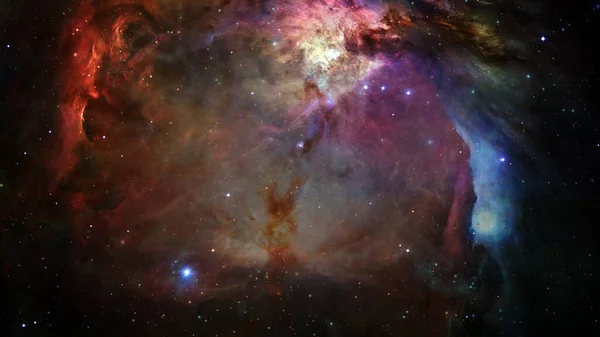 Deep space art. Nebulas, galaxies and stars. Elements of this image furnished by NASA