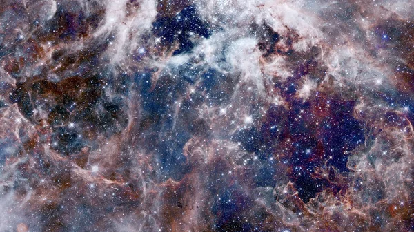 Plêiades num céu escuro. Elementos desta imagem fornecidos pela NASA — Fotografia de Stock