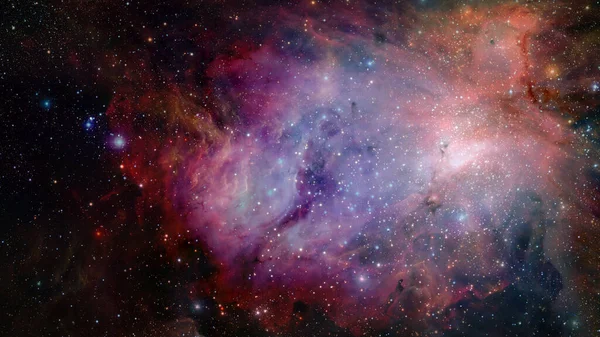 Derin Uzay Sanatı Nebula Lar Galaksiler Yıldızlar Güzel Bir Kompozisyonda — Stok fotoğraf