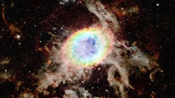 Der Helixnebel Ist Ein Großer Planetarischer Nebel Sternbild Wassermann Elemente — Stockfoto