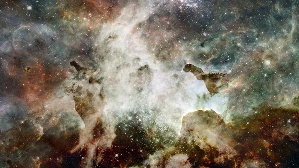 Kartal Nebulası Derinlerde Görüntünün Elementleri Nasa Tarafından Döşenmiştir — Stok fotoğraf